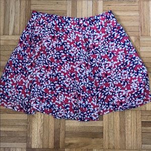 Floral mini skirt